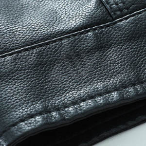 Chaqueta de Cuero de Invierno para Hombre de Alta Calidad, Cuello Alto, Estilo Moderno, Patrón de Letras, Venta al Por Mayor, Servicio OEM - Product Image 6