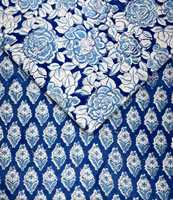 Tissu en coton pur doux 60x60, imprimé à la main traditionnel indien, pour robes d'été, chemises et sacs