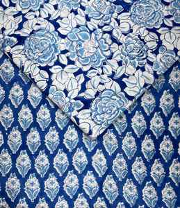 Tissu en coton imprimé à la main, 60x60, tissu de course, imprimé traditionnel de Jaipur, tissu en coton - Product Image 6