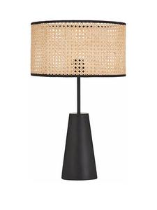 Handmade Customized Design Table Lamp Rattan Net Shade Table Lamp with Ceramic <b>Vase</b> Decorative and Lighting with Creative Design - Product Image 5