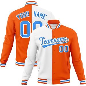 2025 vente en gros Logo personnalisé brodé Baseball Varsity veste pour hommes 100% coton hiver laine veste - Product Image 1