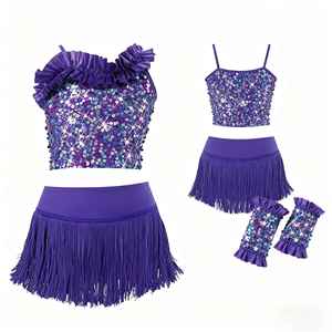 ชุดเชียร์ลีดเดอร์คุณภาพสูง ประดับด้วยคริสตัลระยิบระยับ เนื้อผ้าระบายอากาศได้ดี น้ำหนักเบา พร้อมสำหรับทีม - Product Image 2