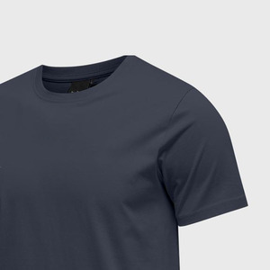 Best Selling <b>Men's</b> T-<b>Shirt</b> Breathable Interlock 100% Polyester Navy Sweat-Absorbent Round Neck Sportswear Casual <b>Shirt</b> - Product Image 6