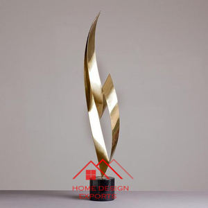 Escultura de mármol de mesa decorativa de último diseño para decoración de escritorio de oficina escultura de granito de forma redonda Tono de mármol Natural - Product Image 6