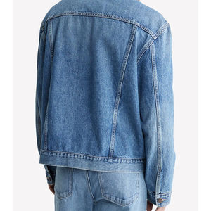 Vestes en jean pour hommes personnalisées en gros, vestes en jean délavées, vente chaude, vêtements de rue tendance, veste streetwear - Product Image 6