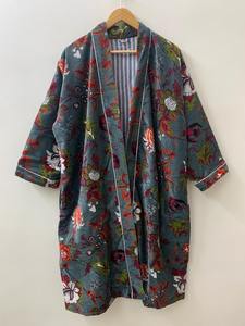 Kimono de terciopelo con estampado de animales de leopardo, bata Floral Rove, chaqueta de terciopelo de algodón de talla grande Unisex, regalo para ella, bata de novia - Product Image 4