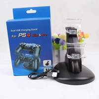 Dual USB LED Ladest änder halterung für PS4 Controller Benutzer definiertes Basis ladegerät für PlayStation 4
