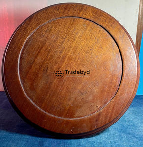 แท่นวางเค้กไม้ทรงกลมหรูหราสำหรับงานปาร์ตี้ที่ให้บริการเบเกอรี่และของตกแต่งบ้าน - Product Image 4