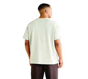 T-shirt régulier pour hommes respirant Spandex/Polyester couleur unie anti-rides écologique couleur personnalisée quatre saisons décontracté - Product Image 5