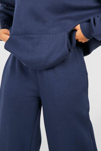 กางเกงขาบานเอวสูงสำหรับผู้หญิงกางเกงโยคะขาบานเอวสูงผ้าโพลีเอสเตอร์ออกแบบโลโก้ได้ตามต้องการ - Product Image 6