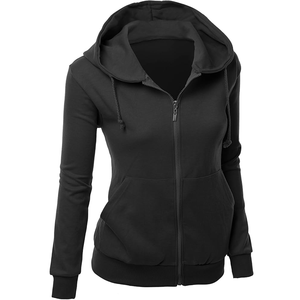 Sweat à capuche unisexe à logo personnalisé de grande taille avec cordon de serrage oversize et fermeture éclair pour vêtements pour hommes - Product Image 3