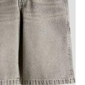 Pantalones cortos de mezclilla de verano para hombre de alta calidad High Street Vintage Loose Fit Distressed Washed Men Denim Shorts OEM Pantalones cortos personalizados - Product Image 6