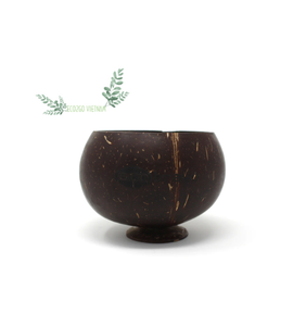 Eco2go Vietnam Vente en gros de tasse de noix de coco écologique artisanale/100% tasse de coquille de noix de coco polie de logo personnalisé de quantité minimale de commande bas naturel - Product Image 4