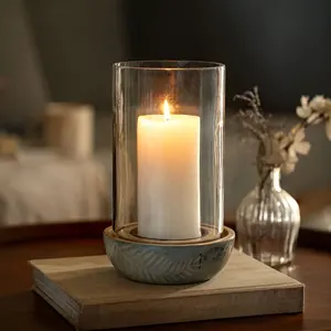 Porte-bougie en bois très vendu, décoration de la maison, Noël, mariage, fête, fabriqué par Acube Industries India - Product Image 3