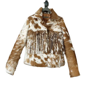 Veste en cuir de vache pour femmes, best-seller, respirante, tricotée, confortable, écologique, hiver - Product Image 1