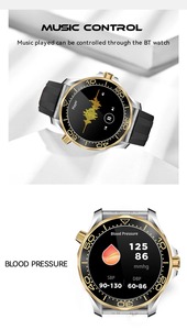 QC F12 V69 แฟชั่นสไตล์คลาสสิกHeart RateนาฬิกาAmoledฟิตเนสเลือดออกซิเจนBTโทรทองหรูหรานาฬิกาสมาร์ทสําหรับชาย - Product Image 6