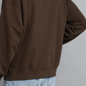 Sudadera Deportiva Informal Flexible para Mujer, de Algodón Sólido, Transpirable, de Secado Rápido, con Logotipo Estampado en la Parte Delantera, Hombros Caídos, Cuello con Capucha, Tejida - Product Image 5