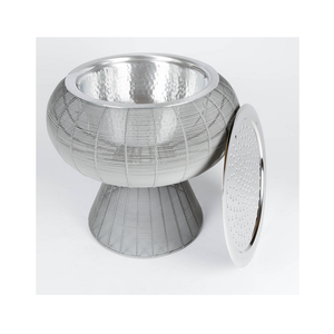 เตาไฟหม้อสแตนเลสพร้อมลวดเหล็กดีไซน์แบบตั้งได้ - Product Image 1