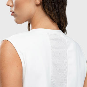 2025 nuevo diseño de talla grande ropa deportiva para mujer Fitness entrenamiento camiseta sin mangas estampado personalizado verano Casual transpirable de secado rápido - Product Image 2