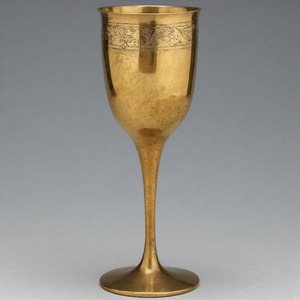 TrinityCup sacré calice Antique laiton Communion verre à vin fabriqué à la main Vintage gobelet pour l'église et les cérémonies spirituelles - Product Image 3