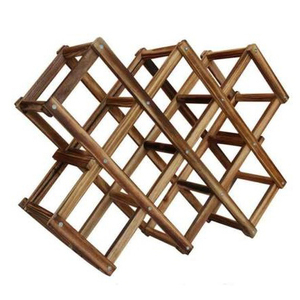 ชั้นไม้วางไวน์ไม้7ขวด, ชั้นวางของติดผนังทนทานสำหรับวางบนเคาน์เตอร์ - Product Image 6