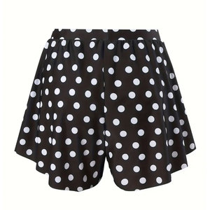Shorts de bain pour femmes en gros, coupe-vent, séchage rapide, respirants, couleur unie, avec logo frontal - Product Image 2