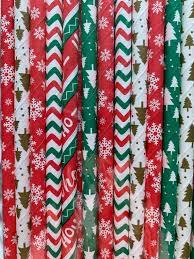 Pailles en papier de Noël pour la décoration de fête | Papier à boire jetable de Noël festif - Product Image 5