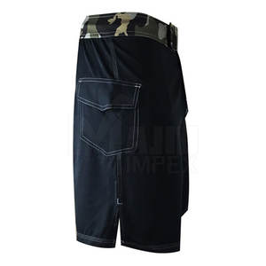 Venta caliente logotipo personalizado MMA pantalones cortos de boxeo servicio OEM Color sólido ropa de artes marciales para la venta - Product Image 2