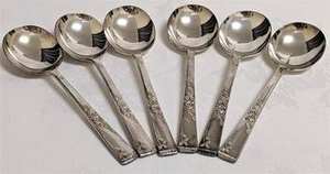 Ensemble de cuillères de mariage en acier inoxydable de qualité supérieure, courtes, plaquées argent, écologiques, pour événements indiens, restaurants, ustensiles de cuisine, couverts de service - Product Image 4