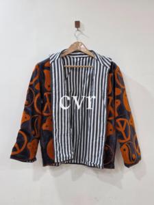 Chaqueta Bomber de Terciopelo con Bordado Floral Bohemio, Cuello Mandarín, Manga Larga, Ropa Exterior Informal para Mujer, Corta, Transpirable, Otoño - Product Image 4