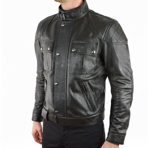 2025 Wholesale High Quality Customized Motorbike <b>Jacket</b> Men's Leather Racing Motorcycle <b>Jacket</b> For Sale - Product Image 3