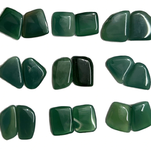 Paire de boucles d'oreilles multi-formes en onyx vert de qualité AAA de taille personnalisée Bijoux en onyx vert naturel pour prix de gros - Product Image 1