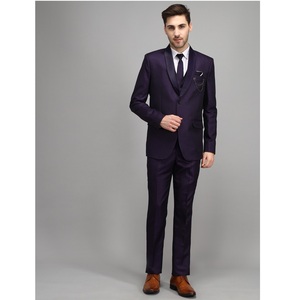 Vente flash Costume formel pour homme en violet foncé 5 pièces pour événements d'entreprise uniques, dîners d'anniversaire et occasions graves - Product Image 1