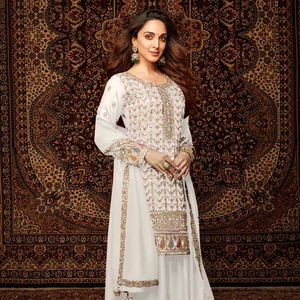 New Multi Color <b>Women's</b> Pakistani Wedding Collection Kurta/<b>Kurti</b> with Direct Injection Heat-Transfer Printing - Product Image 1