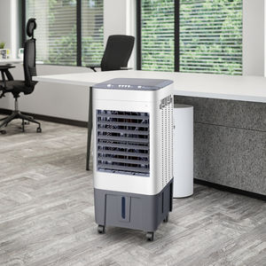 Enfriador de aire portátil de alta eficiencia 5L Tanque de agua Ventilador ajustable de 3 velocidades 70W Ahorro de energía para oficina en casa - Product Image 3