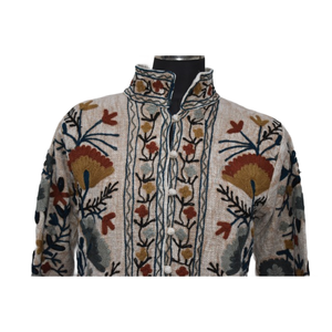 Veste Coton TNT SUZANI Brodée Manteau Femme Respirant Doublure Coton Motif Floral Casual Hiver - Product Image 5