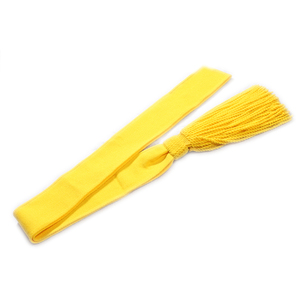 Ceremonial Waist Sashes Wholesale Uniform Sash <b>Yellow</b> Waist Sashes - Product Image 3