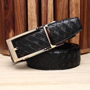 Nouvelle ceinture en cuir ajustée authentique avec texture unique Ceinture en cuir véritable simple pour un style minimaliste - Product Image 6