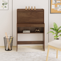 Table d'étude et d'ordinateur portable pour la maison ou le bureau Travail à domicile Bureau érable brun
