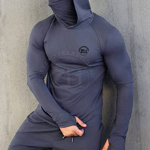 Sudaderas de Compresión para Hombre, Ligeras y Transpirables, Fabricadas en Pakistán, con Logotipo Personalizado, Material de Spandex/Poliéster, Tallas Grandes - Product Image 4