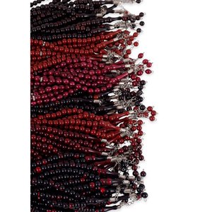 Rosario TESPH de 33 mm y 8 mm en Marrón/Rojo/Crema/Negro (MONO) para Suministros de Ramadán - Product Image 1