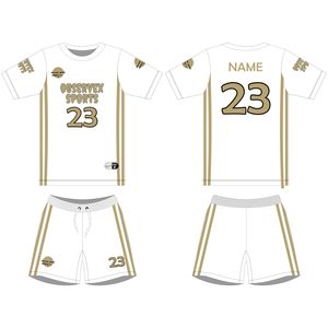 Conjunto de uniformes de fútbol de alta calidad Jersey y pantalones cortos Uniformes de fútbol al por mayor con tecnología de corte automatizado - Product Image 3