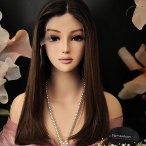 Vente chaude-Perruque à fermeture en dentelle 6x6 "100% cheveux humains bruts pleine cuticule meilleure qualité prix de gros 2025 - Product Image 1