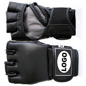 Gants de MMA en cuir OEM pour hommes et femmes, antidérapants, avec sangle de poignet réglable pour l'entraînement, le sparring, le grappling, le Muay Thai, le kickboxing, la boxe - Product Image 6