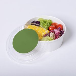 وعاء سلطة ورقي كرافت للاستخدام مرة واحدة سعة 500 مل (16 أونصة) للوجبات الجاهزة - Product Image 6