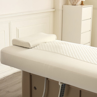 Lit de beauté électrique robuste avec mousse haute densité et revêtement en cuir PU imperméable pour salon de beauté, spa, vente en gros