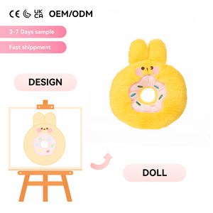 Yüksek kalite düşük adedi PP pamuk isteğe özel peluş oyuncak yumuşak kurumsal maskot Donut <span class=keywords><strong>Bunny</strong></span> peluş oyuncak hayvan - Product Image 6