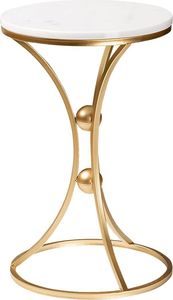 Metal Leg <b>Side</b> Coffee <b>Table</b> <b>Top</b> <b>Side</b> Bedside Cabinet <b>Table</b> <b>Marble</b> New Living Room Modern Luxury Iron - Product Image 6