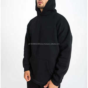 Sweat-shirts à capuche en polaire pour hommes sur mesure, automne-hiver, hip-hop, vente en gros, mode, sweat-shirts à capuche lourds - Product Image 3