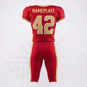 Uniforme de Fútbol Americano Personalizado de Nuevo Diseño, Talla Grande, Ropa Deportiva de Primera Calidad, 100% Poliéster Personalizado - Product Image 2